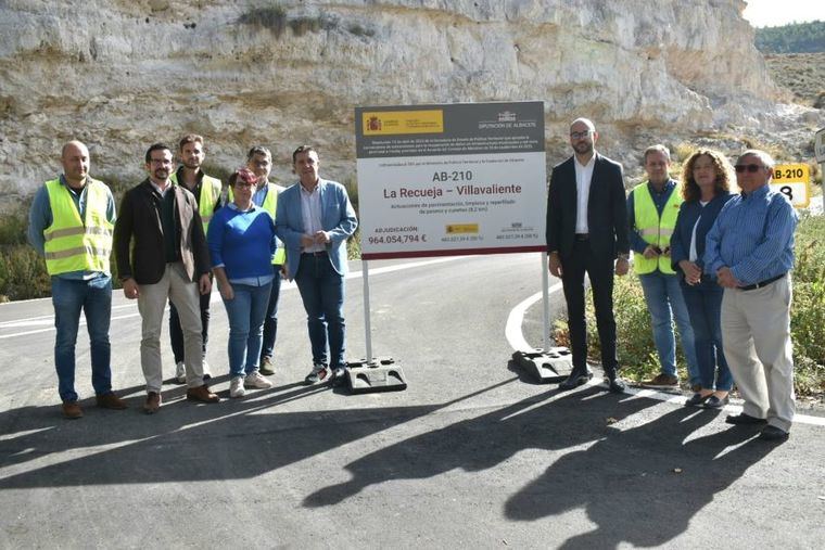 Seis nuevas carreteras se suman a la mejora integral de la Red Viaria Provincial en La Manchuela con una inversión de casi 5 millones de euros