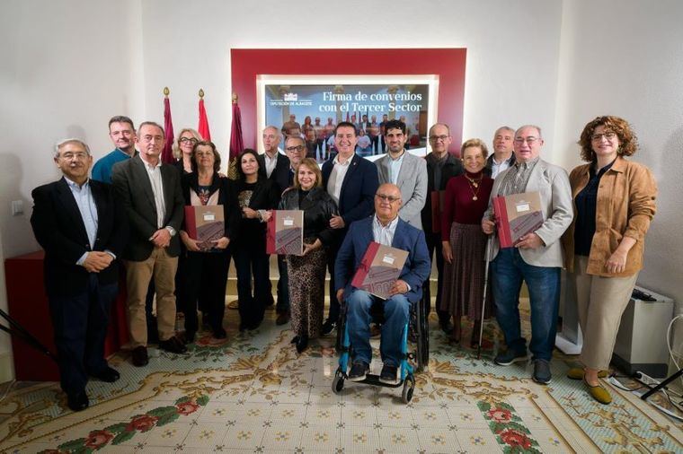 La Diputación de Albacete reafirma su compromiso social destinando más de 2,5 millones de euros a entidades del Tercer Sector provincial en 2025
