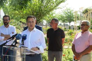 Manuel Serrano anima a visitar la nueva rosaleda del Jardín Botánico de Castilla-La Mancha: “Será una de sus señas de identidad por su enorme riqueza histórica y botánica”