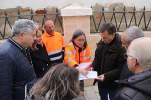 Manuel Serrano asegura que las obras del Plan de Asfaltado en 2.800 metros cuadrados en Francisco Javier de Moya y Jorge Juan mejorarán la accesibilidad y movilidad a pie
