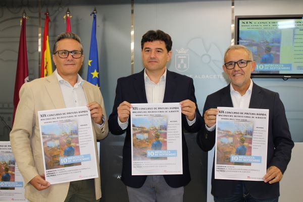 Francisco Navarro anima a participar en el XIX Concurso de Pintura Rápida ‘Memorial Miguel Ángel Santos’ para captar la belleza y singularidad de los rincones del Recinto Ferial