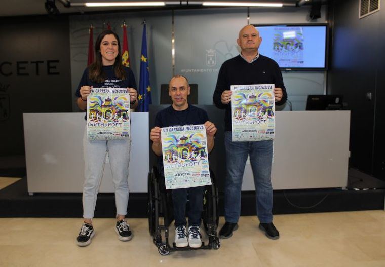 Villaescusa reitera el apoyo del Ayuntamiento a todas aquellas iniciativas que fomenten el deporte y persigan una causa solidaria como la VII Carrera Inclusiva de Metasport C-LM