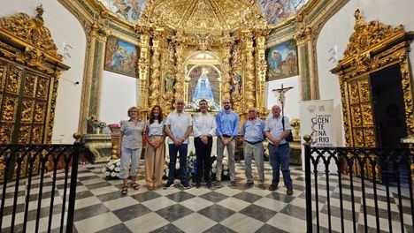 La Diputación de Albacete visita las obras de mejora del Santuario de Belén en el marco del Centenario de la Coronación de la Patrona de Almansa