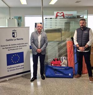 Un total de 23 agrupaciones de Protección Civil de C-LM reciben material para afrontar situaciones de emergencia