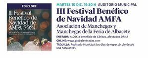 El III Festival Benéfico de AMFA da el pistoletazo de salida a la programación navideña de Albacete este martes