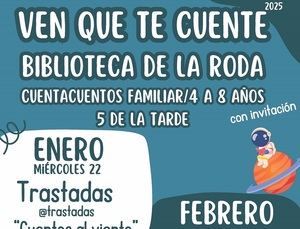 La biblioteca de La Roda ofrecerá tres sesiones de cuentacuentos para niños de entre 4 y 8 años