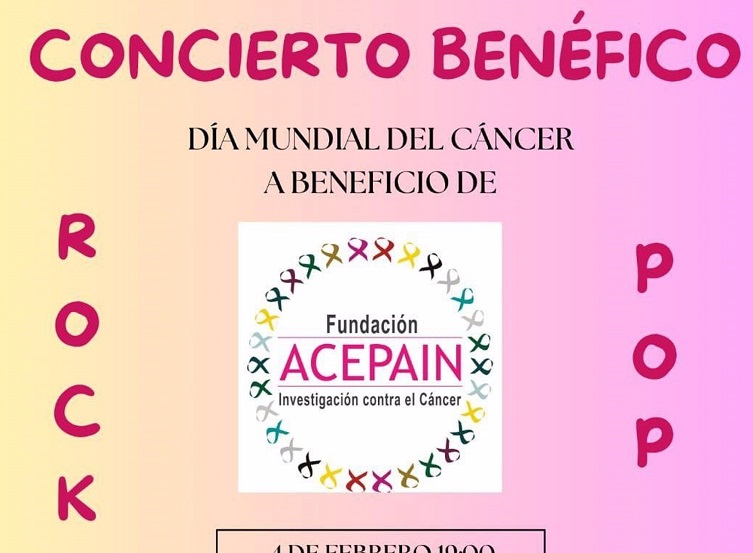 El concierto a beneficio de Acepain por el Día del Cáncer se llevará a cabo en el Auditorio de Albacete el 4 de febrero