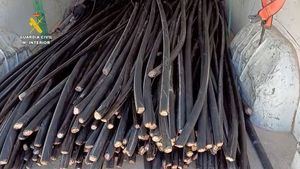 Cae un grupo delictivo con 3 detenidos por robar hasta 63 kms de cable de cobre en Murcia, Alicante y Albacete