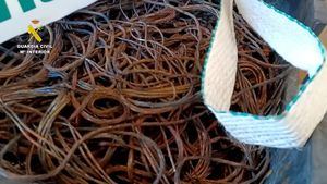 La Guardia Civil desarticula un grupo dedicado al robo de cobre en localidades de Alicante y Albacete