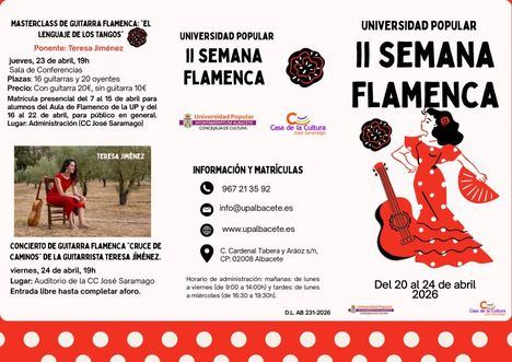 Arranca la II Semana Flamenca con un variado programa de actividades formativas y artísticas