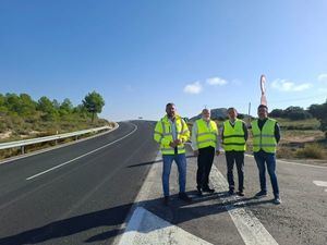 El Gobierno de Castilla-La Mancha mejora la seguridad vial en la CM-412 entre Fuente - Álamo y Montealegre con una inversión superior a 114.000 euros