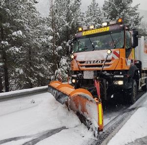La Junta refuerza trabajos de mantenimiento en las carreteras de la provincia de Albacete ante el episodio de nevadas