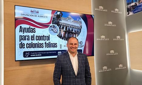 50 municipios de la provincia trabajarán con los 150.000 euros destinados por la Diputación de Albacete a la gestión y control de colonias felinas