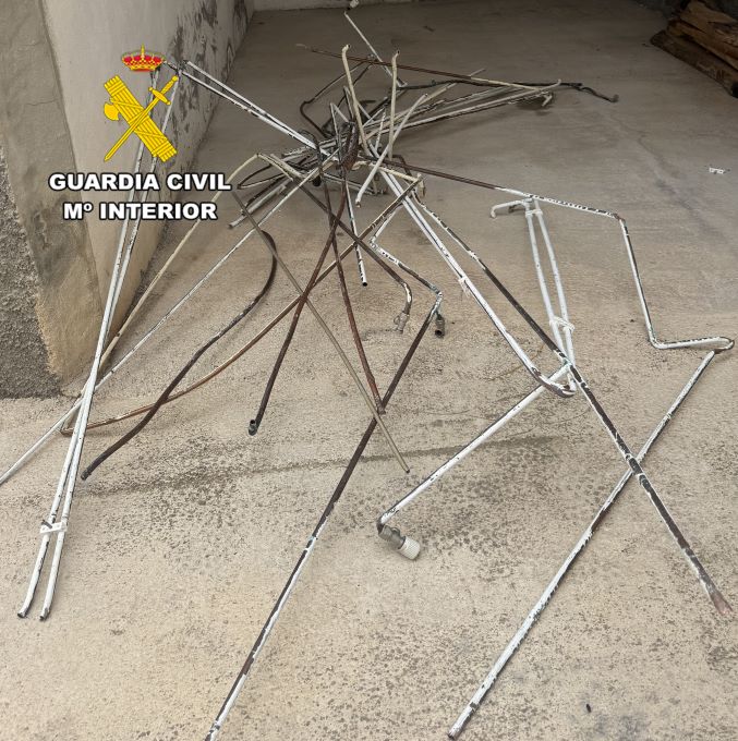 La Guardia Civil de Albacete investiga a tres personas por un delito de robo de cobre en Paterna del Madera