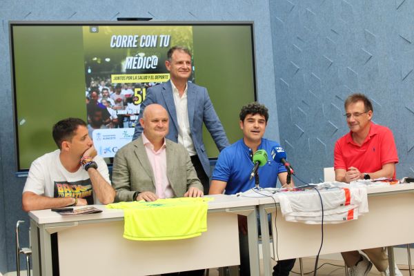 Villaescusa felicita al Colegio de Médicos por la nueva edición de ‘Corre con tu médico’ y anima a todos a participar en la carrera, que este año será solidaria a beneficio de Letur