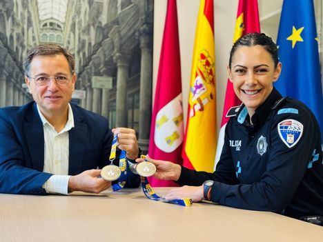 Gema García Cano, agente de Policía Local, brilla en los Eurogames 112 con dos medallas de oro