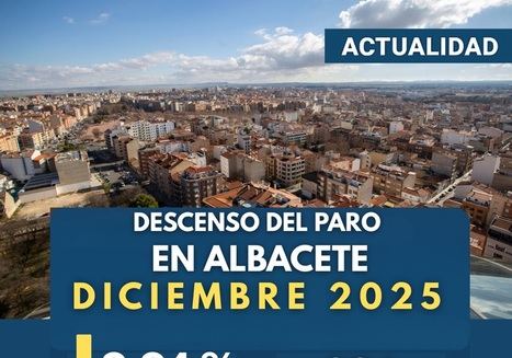 Manuel Serrano afirma que “es una excelente noticia” que el municipio de Albacete haya finalizado el 2025 con el número de desempleados más bajo de los últimos 18 años