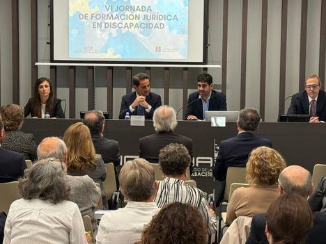 La Diputación de Albacete reafirma su compromiso con una justicia más accesible, humana y comprometida en la VI Jornada de Formación Jurídica en Discapacidad