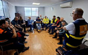 Cabañero advierte desde Madrigueras que queda mucha tarea de limpieza y mucho por reconstruir: “Entre todos lo vamos a hacer”