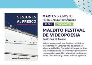 El Parque Abelardo Sánchez acoge una sesión especial del Maldito Festival de Videopoesía dentro de la programación de Verano Cultural