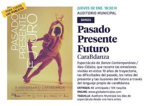 ‘Pasado Presente Futuro’, la danza contemporánea y neo-clásica llega hoy al Auditorio dentro de la Navidad Cultural