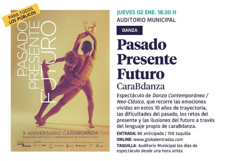 ‘Pasado Presente Futuro’, la danza contemporánea y neo-clásica llega hoy al Auditorio dentro de la Navidad Cultural