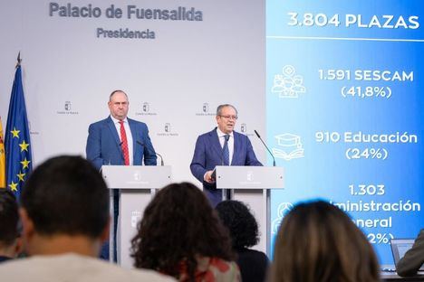 El Gobierno de Castilla-La Mancha aprueba 3.804 plazas de la Oferta de Empleo Público de 2025 para reforzar los servicios públicos