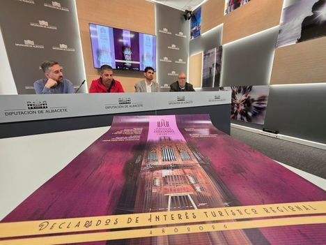 El XLIII Ciclo de Conciertos de Órgano ‘Francisco Navarro’ de Liétor arranca este fin de semana, convertido en “un referente nacional” de la mano de la Diputación de Albacete
