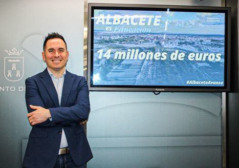 El concejal de Educación, Pascual Molina, subraya la apuesta del Ayuntamiento de Albacete por la educación pública, la mejora de infraestructuras y el apoyo a las familias