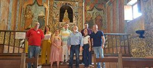 La Junta de Comunidades ayuda a la restauración de las pinturas de uno de los paños de la Ermita de Nuestra Señora de Belén de Liétor