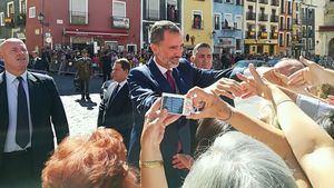 García-Page acompaña a los Reyes de España en su visita a la ciudad de Cuenca en el marco de su gira institucional tras el fin del estado de alarma