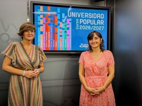 Elena Serrallé subraya la amplia oferta de los Cursos Largos de la Universidad Popular 26/27, con 237 propuestas en 14 áreas, y reafirma su compromiso con una formación “al alcance de todos”