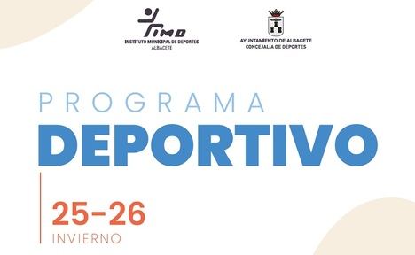 El Instituto Municipal de Deportes abre a partir de la próxima semana el plazo para solicitar las 20.000 plazas que oferta dentro de su programa deportivo de invierno 2025/2026