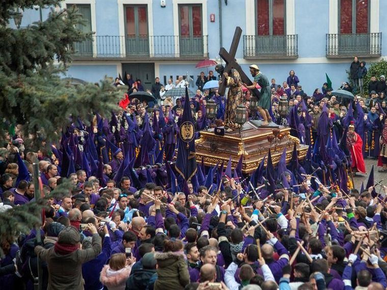 Hermandades deciden suspender la procesión Camino del Calvario de Cuenca a causa de la lluvia