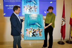 Manuel Serrano presenta el cartel de los Carnavales 2026, ‘Carnavalcete’, tras una votación popular en la que han participado 2.175 personas